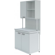 Стол лабораторный с шкафом-надстройкой ЛК-900 СН